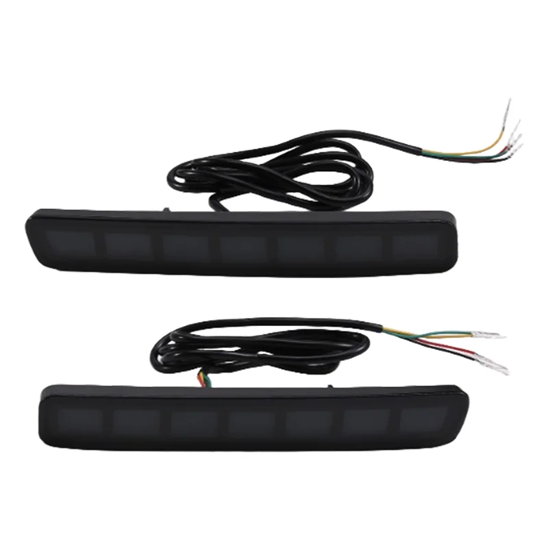 

NEW-Turn Signal Brake Light LED Rear Bumper Reflector Light Brake Light For Toyota Spade Esquire Black