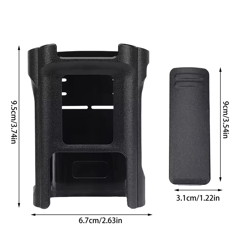 1PC For DM32 Two Way Ham Radio Original UV-32 DM-32 Walkie Talkie Belt Clip Hoster Case UV32 Belt Holster Belt Holder Case