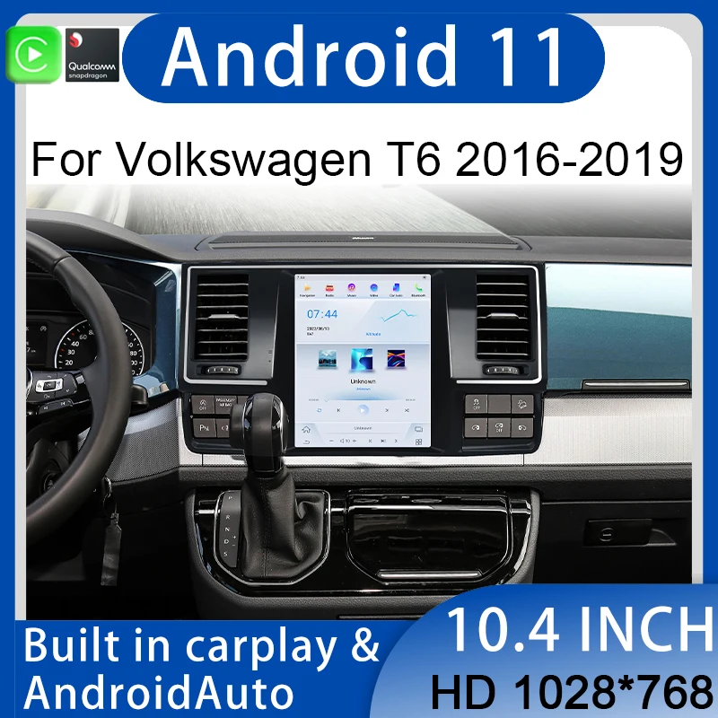 

Head Unit Car Multimedia Video Player Android11 For VW Volkswagen T5 T6 2016-2019 GPS Navigation Carplay Auto Radio DSP 4G WIFI