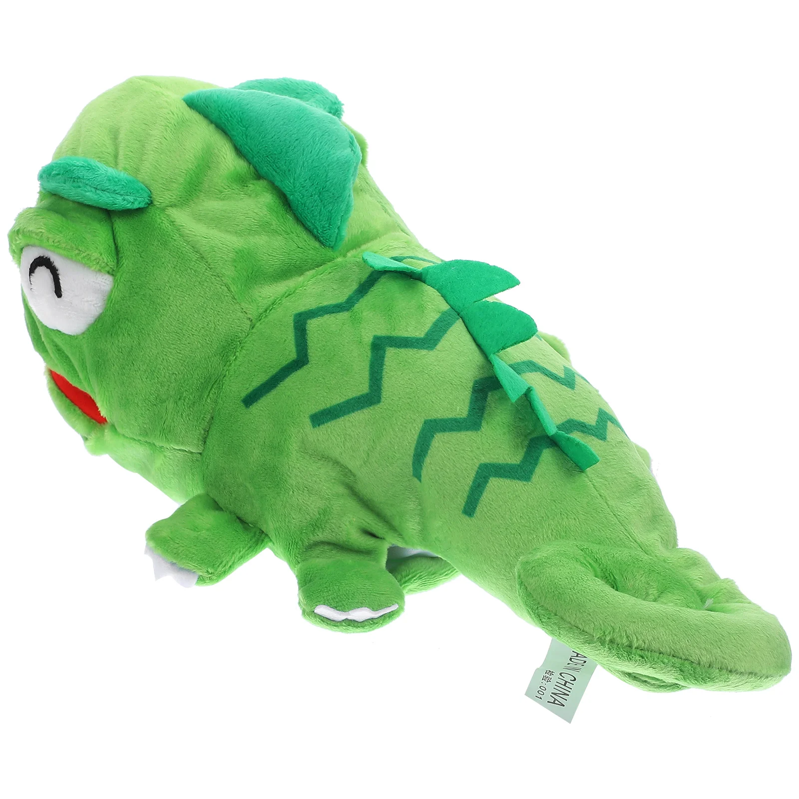 Lizard Hand Puppet Role Play Plush Animal Puppets Finger Realistic Toy Crawl Parent-child