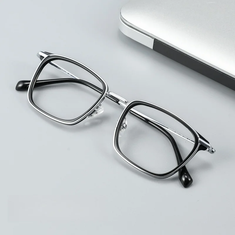 DIEDIESEE جديد الرجال ريترو RT والتيتانيوم إطار العين موضة مكافحة الضوء الأزرق المرأة تخصيص النظارات الطبية 69915CN