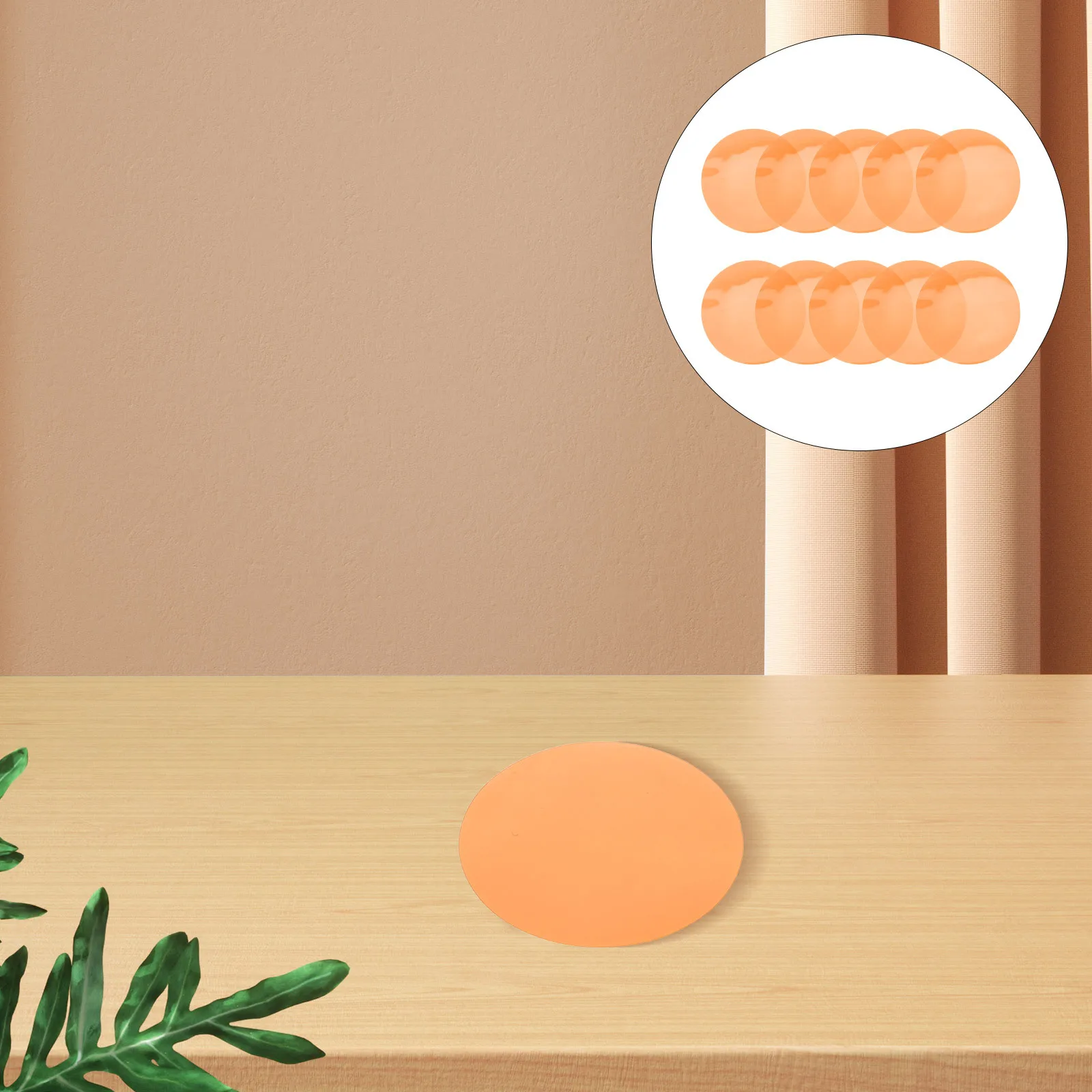 

10 шт. оранжевых гелевых фильтров для коррекции теплого света, самоклеящиеся пластиковые фильтры для сценического освещения и фотосъемки