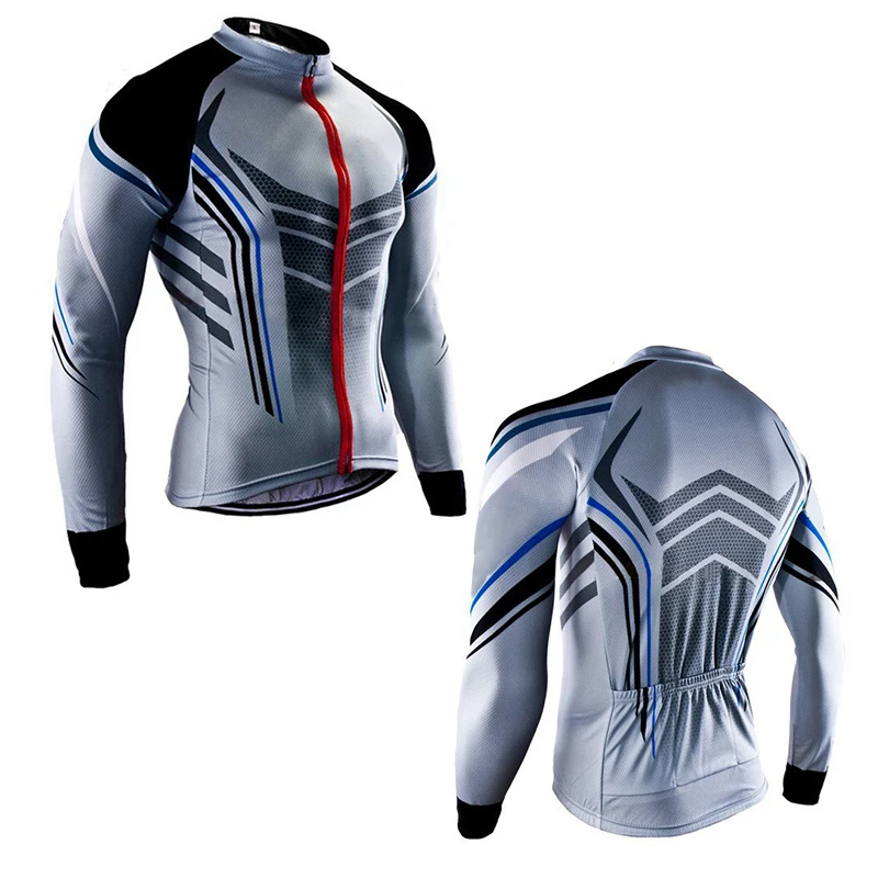 Long Sleeve Cycling Jersey for Men Bicycle Shirt Breathable High Quality Mountain Bike Clothes