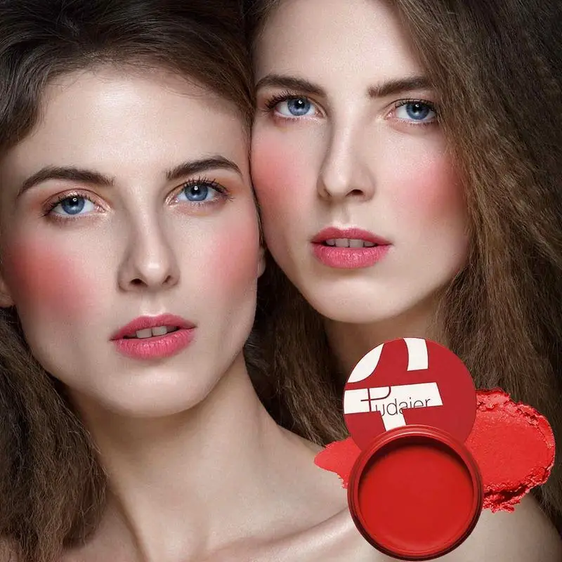 Creme errötet feuchtigkeit spendende Wangen creme errötet lang anhaltende natürliche Gesicht Rouge cremige leichte Partys aus täglicher Kosmetik