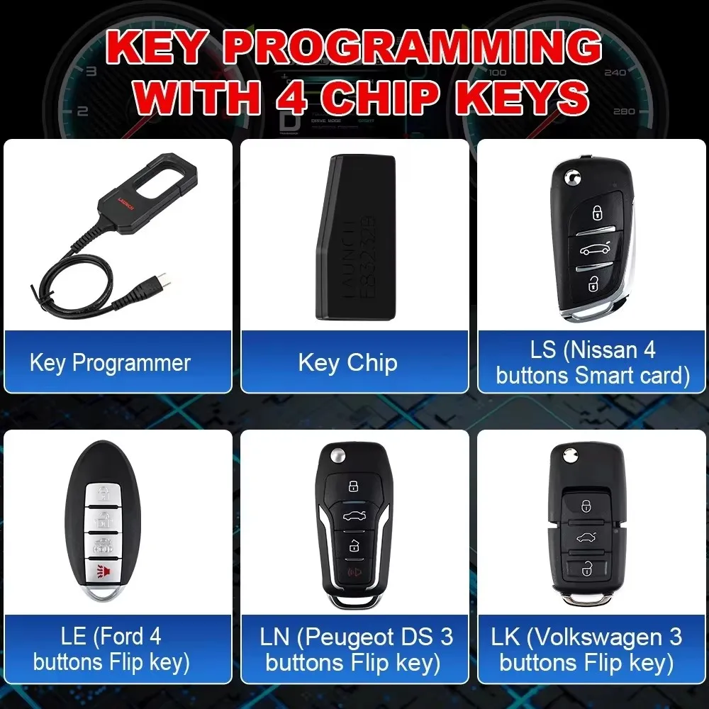 Picture 7: ‌Launch X431 IMMO Programmer - Analog Key Tool for X-431 IMMO Elite/Plus/PAD V, Secure Key Programming & Dependable Support