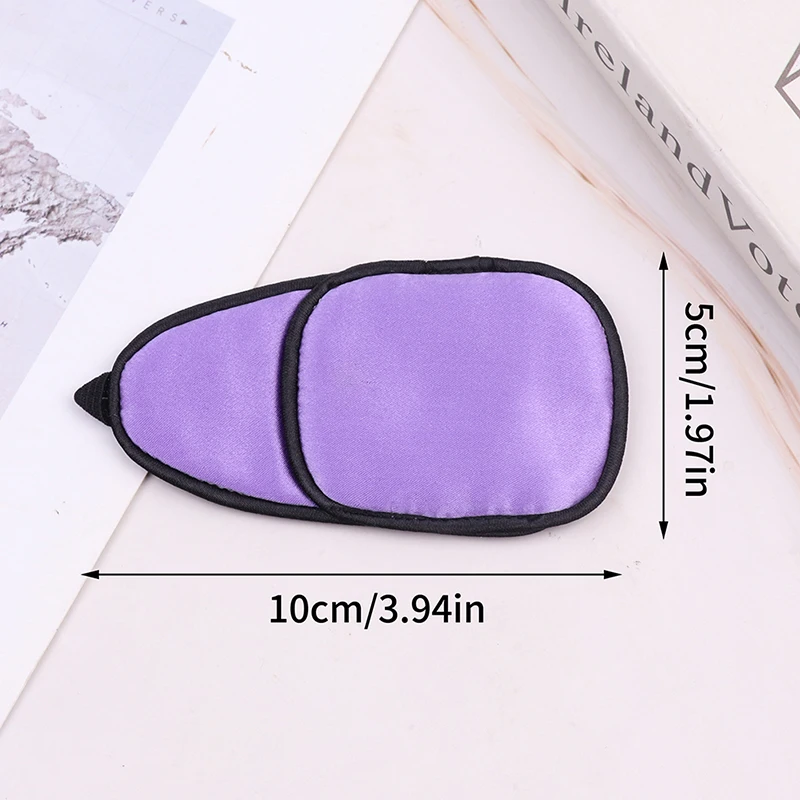 Adult Child Single Eye Cover Silk Eyeshade Sleeping Eye Mask One-eyed Cover portatile Soft Eye Patch Amblyopia Traning Goggles