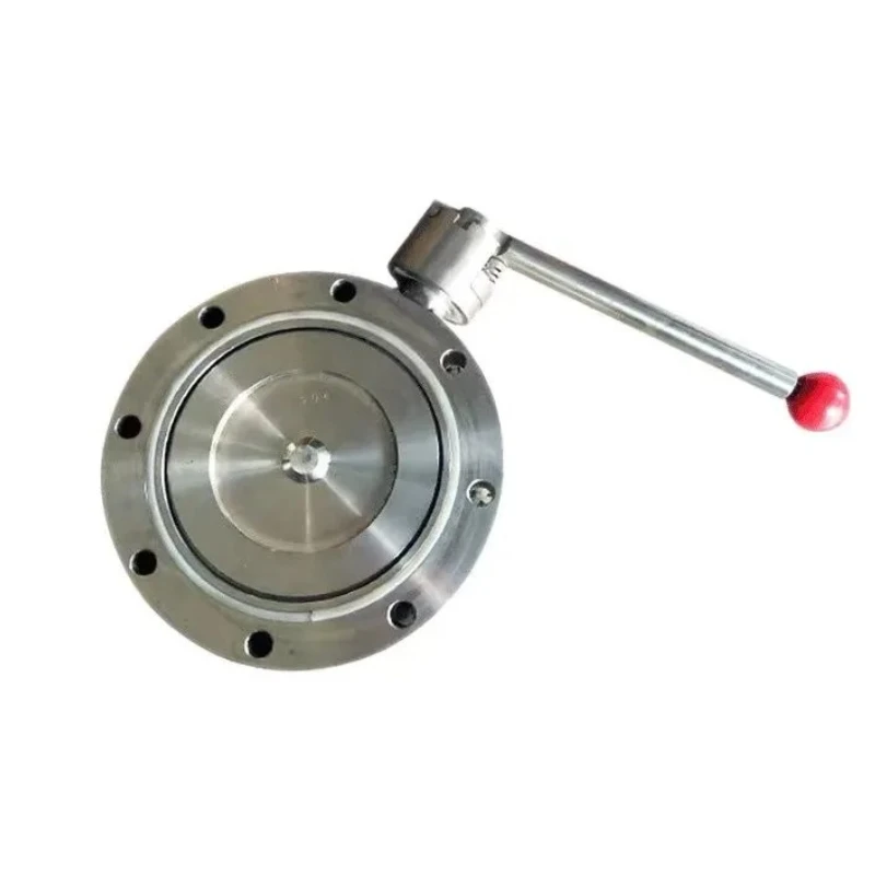 Stainless Steel Flange Butterfly Valve Electric Manual Pneumatic Type Sanitary Weldable Butterfly Valve For Food Industry