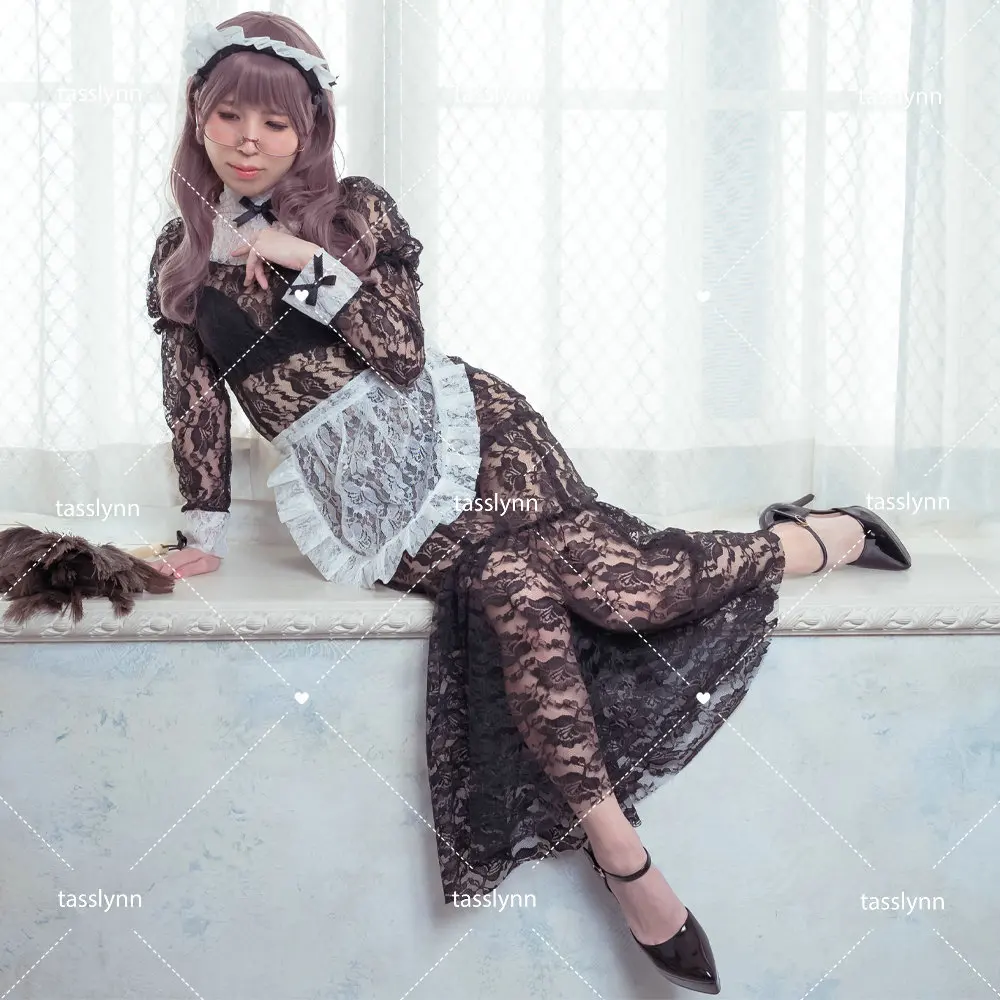 

Lace Maid Cosplay Costumes Original Design Lovely Girl Mature Royal Sister Animation Halloween Costumes for Women