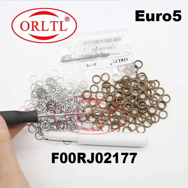 Euro 5 Injector Seal Rings Ball 200PCS F00RJ02177 Common Rail Ball Repair Kits F 00R J02 177 F00R J02 177 Gasket kit