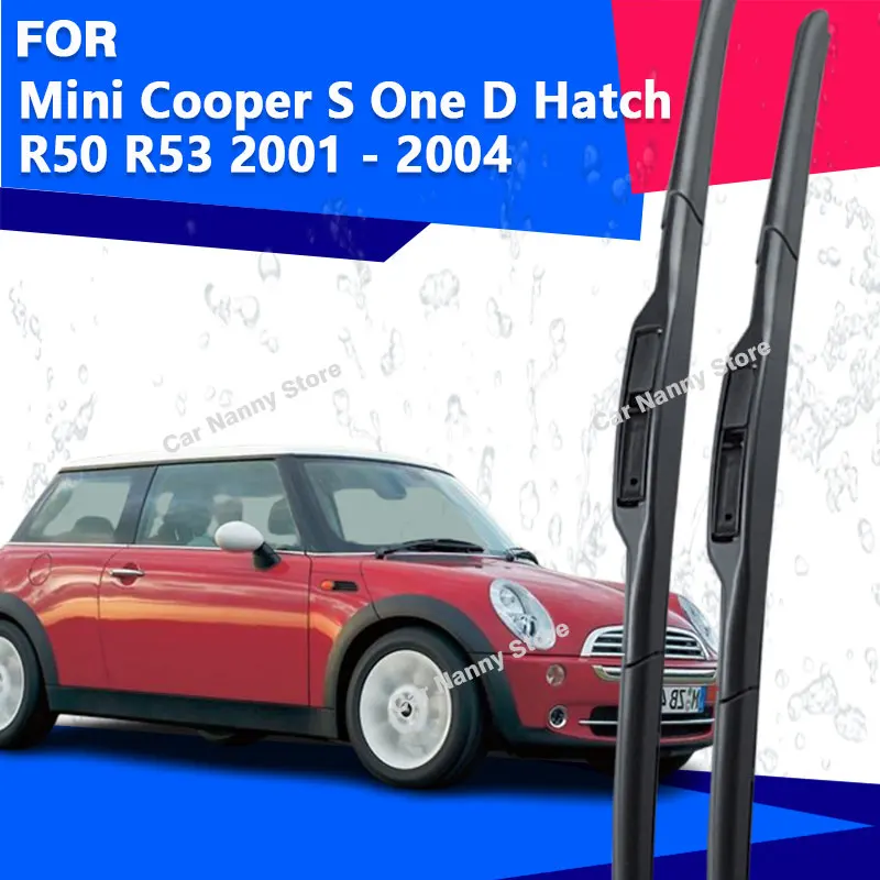 

Щетки лобового стекла для Mini Cooper S One D Hatch R50 R53 2001-2004 Автомобильные дворники Резиновая полоса Стеклоочистителя Мягкая резина