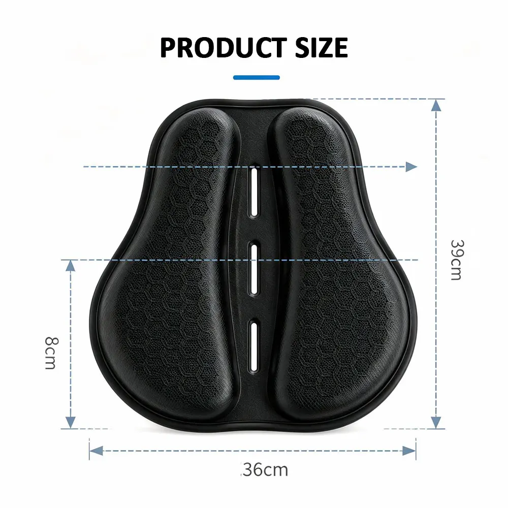 Motorcycle Seat Cushion 3D Honeycomb Anti-slip Motorcycle Gel Seat Cushion Moto Pressure Relief Ride Seat Pad Breathable Design
