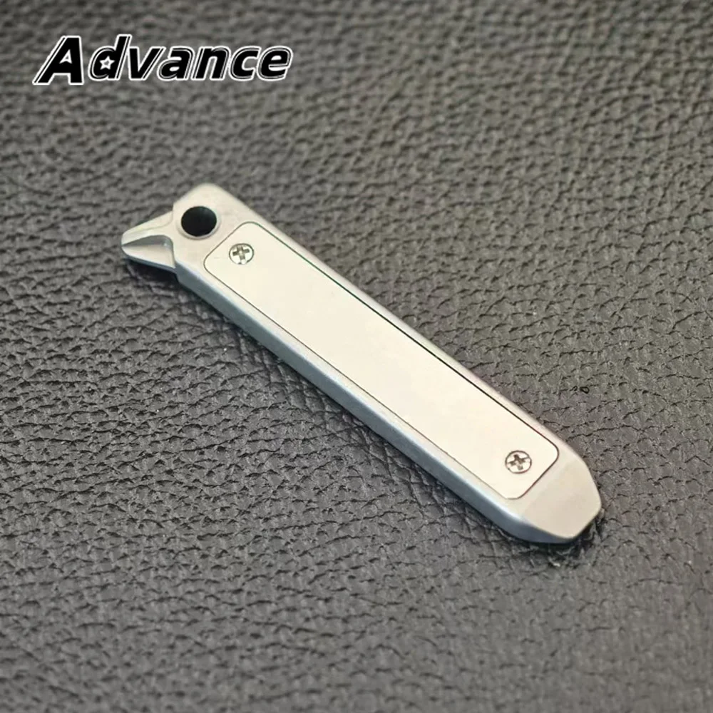 Multifunctional Keychain Screwdriver Titanium Alloy Plate Keyring Pendant Outdoor Tool EDC Accessories