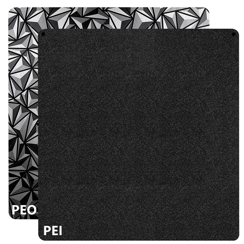 黒テクスチャ PEI + 滑らかな PEO 120 × 110 ミリメートルティナ 2S ビルドプレート両面印刷スプリング鋼板磁気ヒートベッド