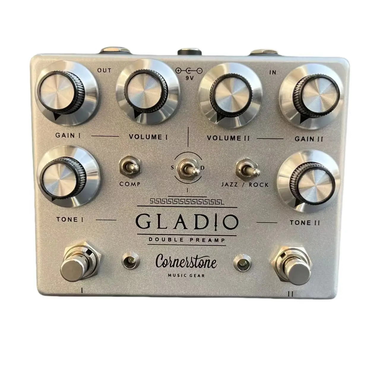 BIG MAN GLADIO Guitar Effect Pedal Distortion Overdrive Dual Overdrive Preamp With True Bypass NEW 1：1