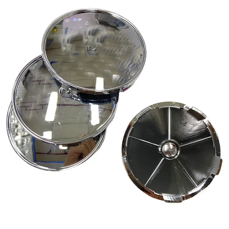 4pcs ABS 68MM Universal Wheels Center Hub cover Car Rims Dusproof Cover Silver Black 67MM Refit Badge Caps