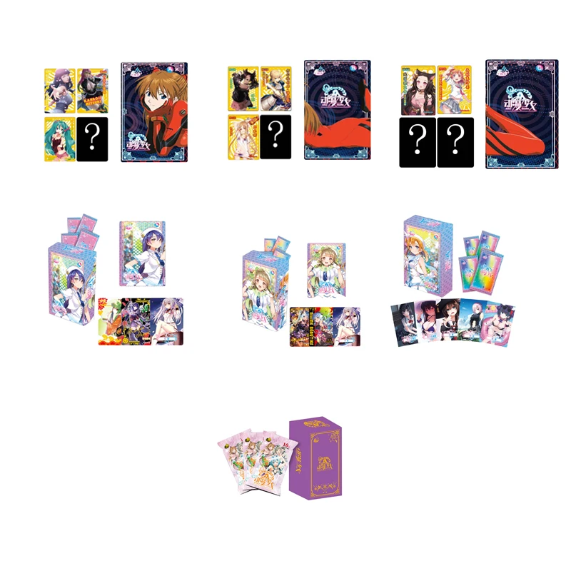 

Wholesale Goddess Story Cards Official Anime Limited Edition Playing Cards Games Toys Child Gifts