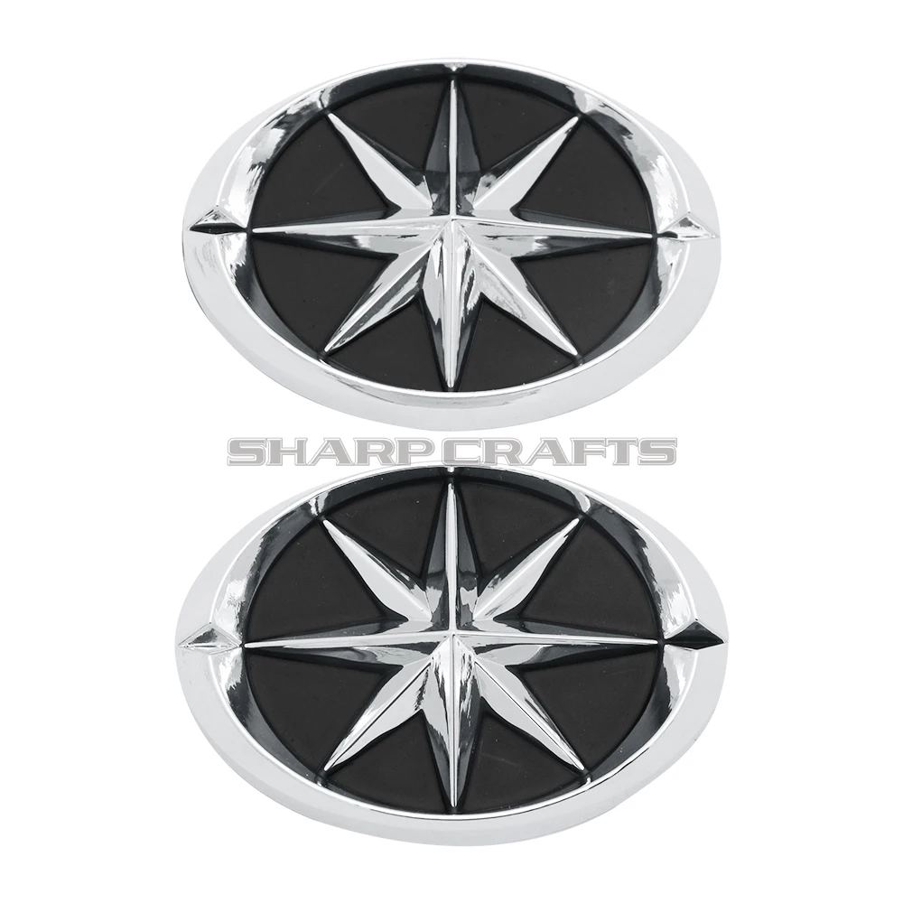 Para yamaha v-star xvs 400 650 1100 1300 royal star v-max 1200 1700 3d motocicletas decalques tanque de gás combustível emblema emblema abs adesivos