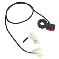 Electric Bike Scooter Tricycle Gas Handle Ebike Throttle With 3 Speed&reverse Switches Button