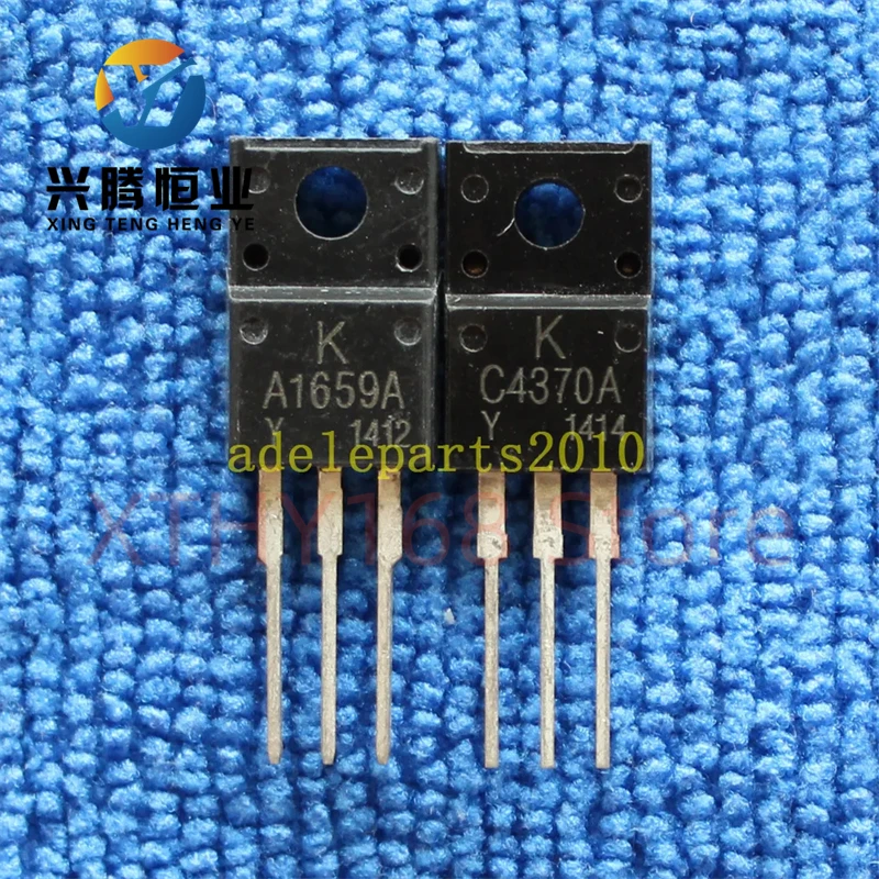 2-5PCS/pair A1659A C4370A 2SA1659 2SC4370 Audio paired transistor TO220F New original