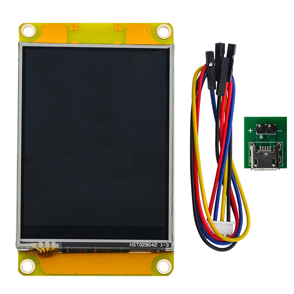 Imagem -06 - Nextion-discovery Series Hmi Resistive Touch Display Module Simulador Gratuito Suporte a Depuração Operador de Atribuição Nx3224f028 28