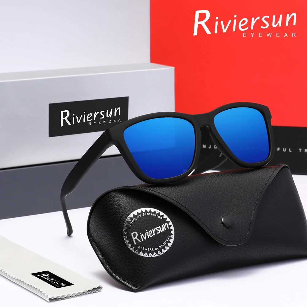 Herren Damen Sonnenbrille UV400 Polarisiert TR90 Rahmen Leichtgewicht Outdoor Fahr- und Angelbrille