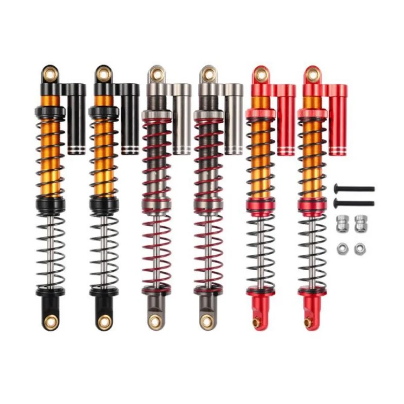 2개 90/95/100/105/110/115mm 서브 튜브 쇼크 업소버 RC 크롤러 자동차 1/10 RC4WD CC01 SCX10 D90 TRX4 TRX-4 T4용