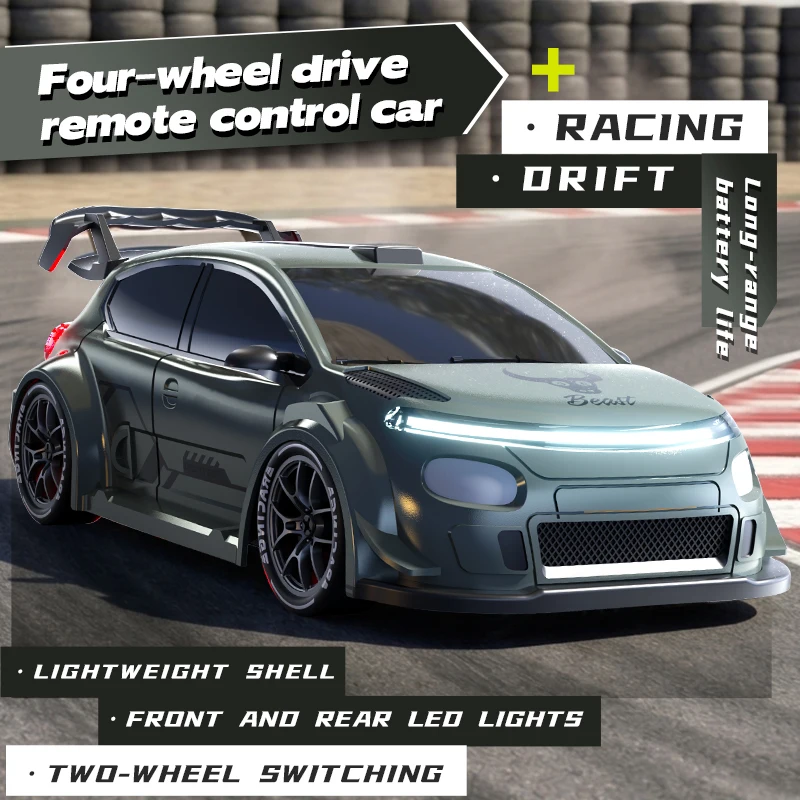 ZLL SG716 SG718 Remote Control 4WD Drift Car Can Control Lighting Model Racing Car 2.4G Multi Speed Adjustment Children Toy Car view 4