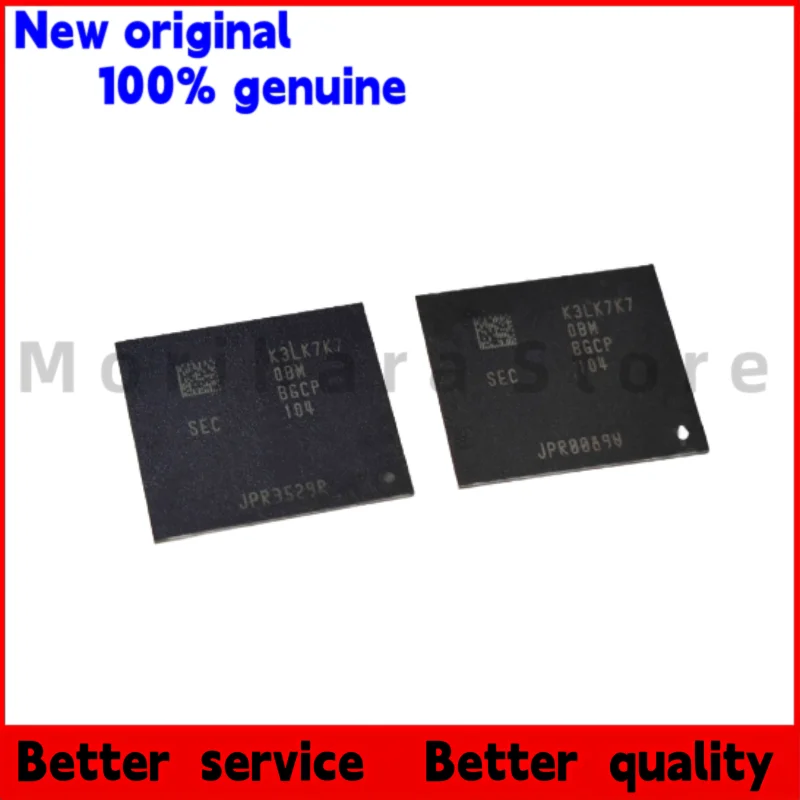 

100% new D9ZNT K3LK7K70BM-BGCP 496GB LPDDR5 single 8GB RAM Black plastic casing