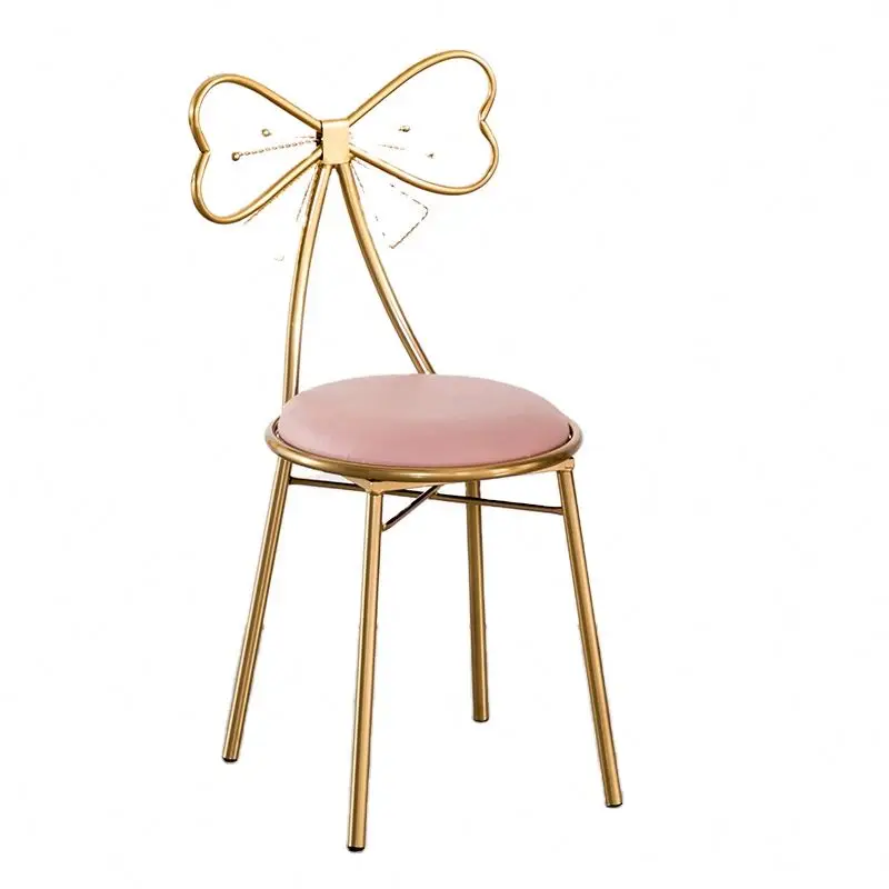 

Modern Bedroom Furniture Simple Metal Dresser Makeup Chair Stool