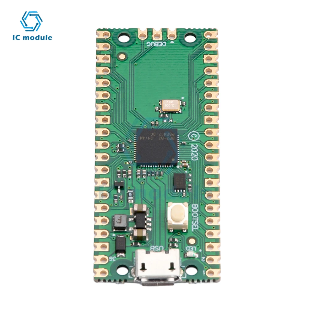 Micro USB Type C RP2040 Pico Development Board Dual Core Chip MicroPython Suitable for Raspberry Pi