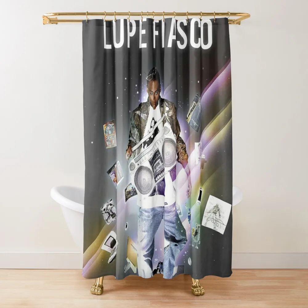 

Lupe American Tour 2020 Shower Curtain Bathroom Fabric Waterproof Shower And Anti-Mold Bathroom And Shower Curtain