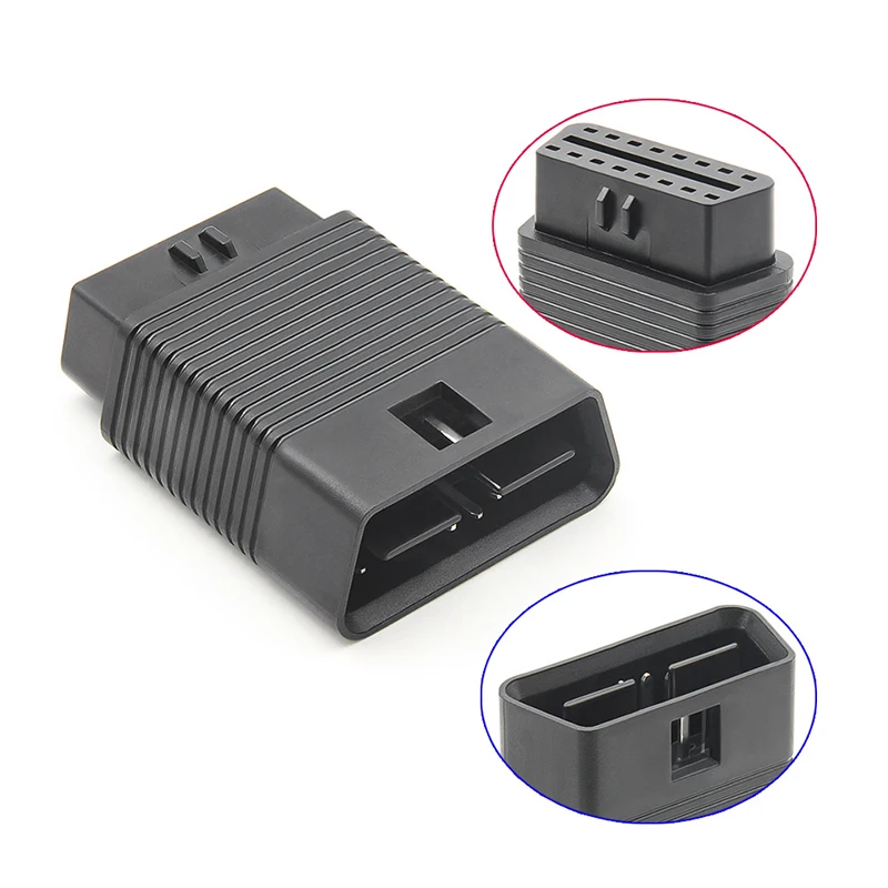 

58MM OBD16 Pin Male Connector Female OBD Car Diagnostic Connectors OBD Adapters