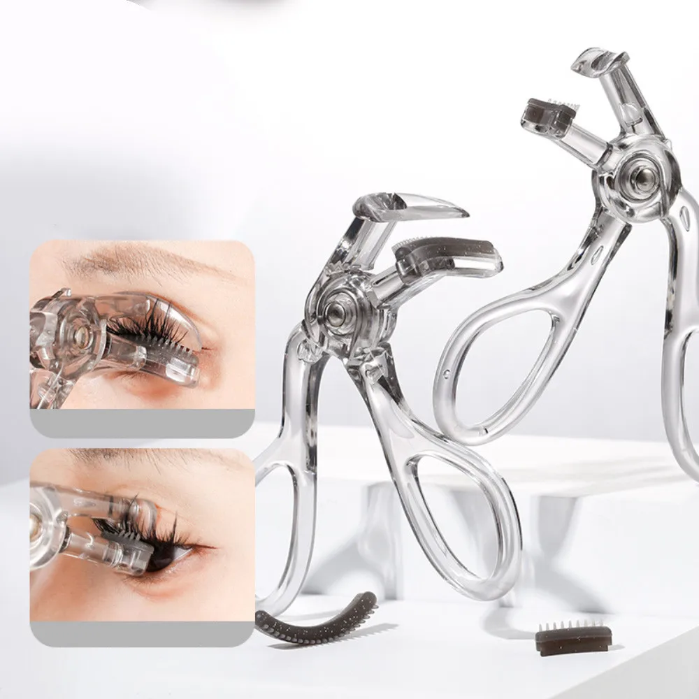 

Practical Eyelash Curler Silicone Handle Eyelash Curler Wide Angle Curler Suitable For Beginners In Beauty And Makeup Tools