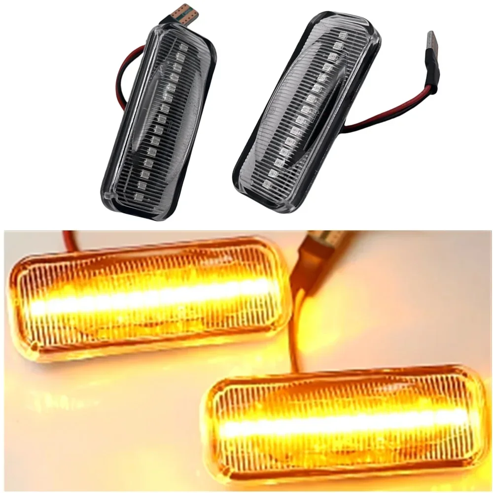 For Opel Omega B Stufenheck Caravan 1994-2003 2PCS Dynamic LED Side Marker Turn Signal Light Car New Sequential Blinker Lamp