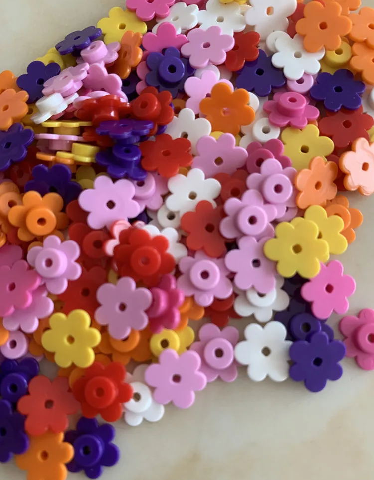 500-1000pcs Small Flower 3742 Building Block MOC Parts Flowerhead Brick Toys For Kids Creative Compatible with Major Brand view 3