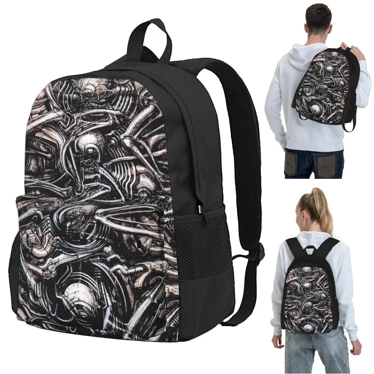 

H.R Master Backpack Student BookBag Kids School Bag Computer Shoulder Bags for Boys Girls