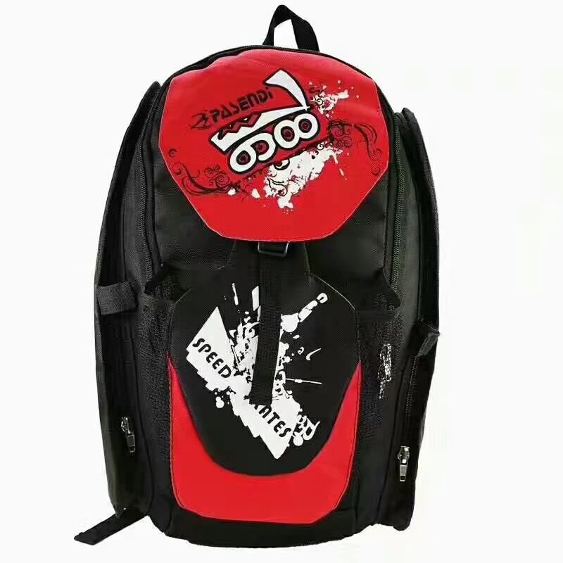 Inline Speed Skates Shoes Backpack Green Red Yellow Blue Carbon Fiber Race Skates Container Support EUR 46 Maximum Skating Bag