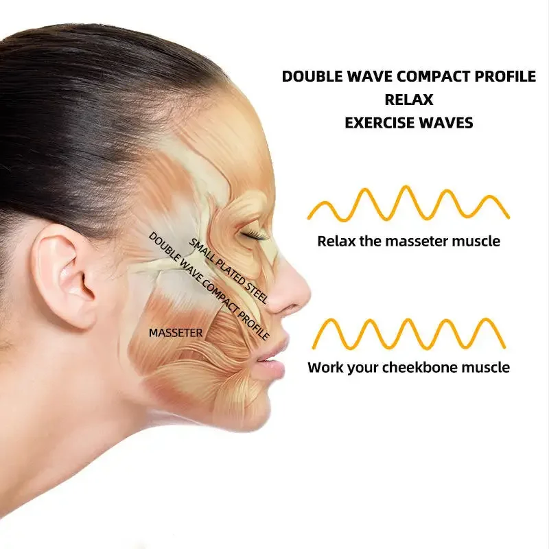 Best Quality  Electric V Face Lifting Slimming Device  Massager Chin Red Blu-Ray Facial Vibration Beauty Instrument for Women