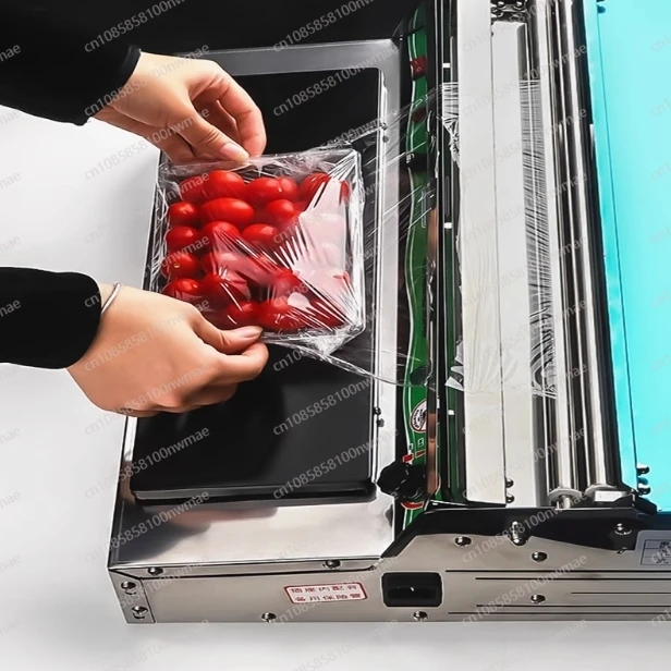 

Factory wholesale cheap price high quality fruit vegetable cling film packaging machines