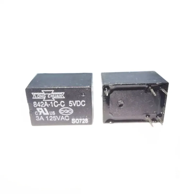 

relay 842A-1C-C-5VDC 842A-1C-C 5VDC 842A-1C 842A 5VDC DC5V 5V 3A DIP5 10PCS/LOT