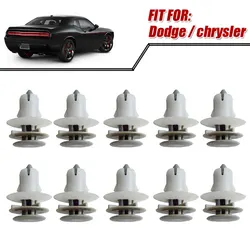 10Pcs Car Door Panel Guard Buckle Clip Car Door Panel Trim Retainer Clips Replacement Fastener Car Interior Accessorie For Dodge