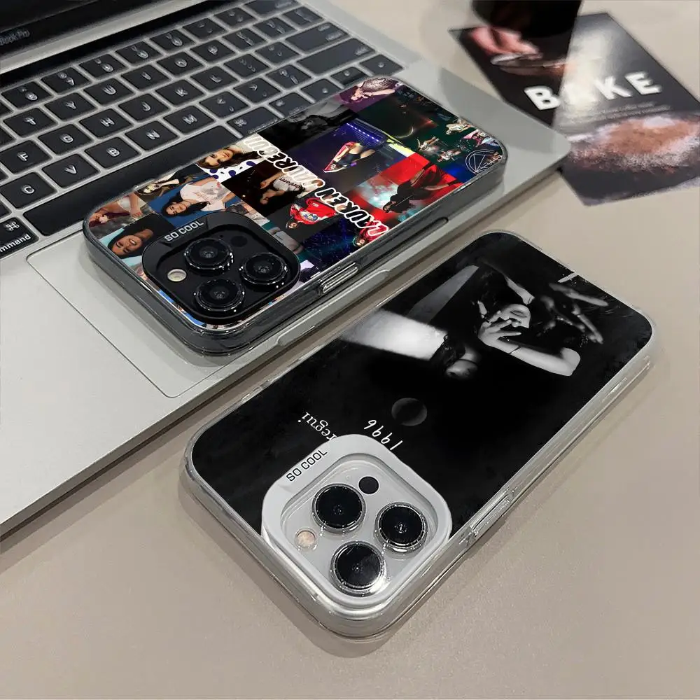 

Прозрачный чехол для телефона Lauren Jauregui для iPhone 17, 16, 15, 14, 13, 12, 11, X, XR, XS, 8, 7, Air, Pro, Max, Plus, цветной чехол