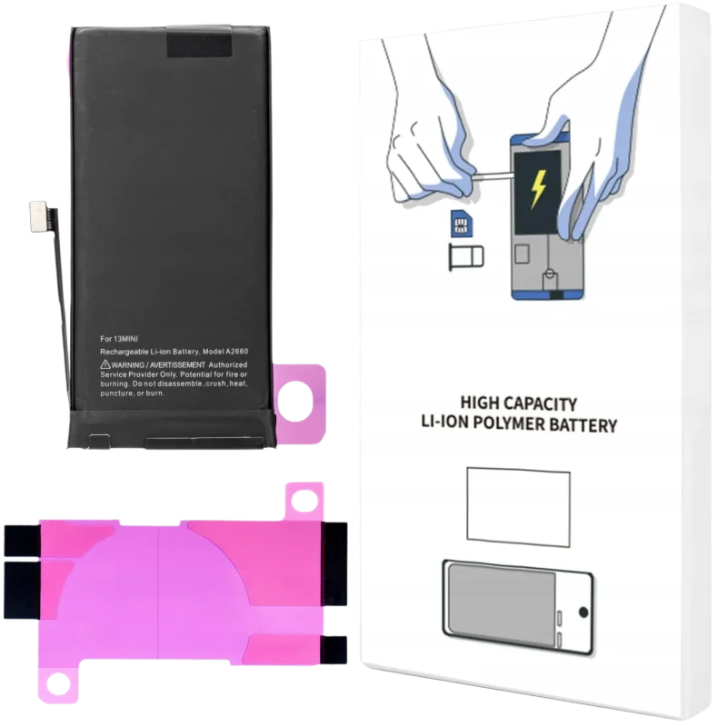 BATERIA DO iPHONE 13 MINI POJEMNOŚĆ 2406 mAh ŚWIEŻA KOMPLET — 2