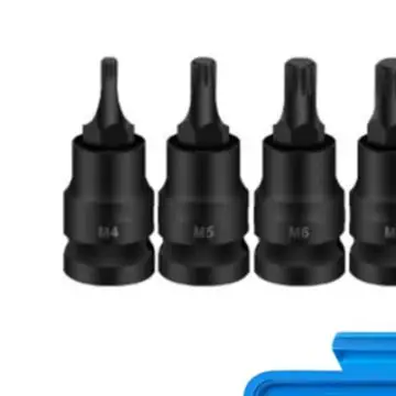 10PCS 12 Point Socket Adapter Head 4-18mm Chrome Vanadium Steel Extension Sleeve For 1/2 Inch Square Drive Wrench Screwdriver Bi