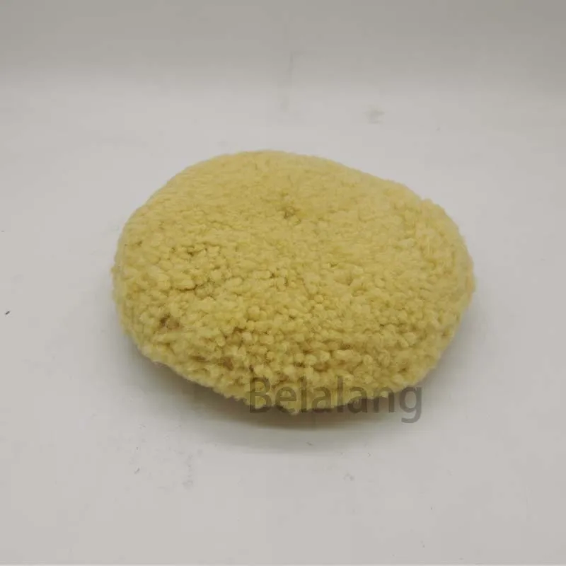 Double sided screw-on 4ply Twisted Wool Yarn Polishing Pad 100% Natural 5/8