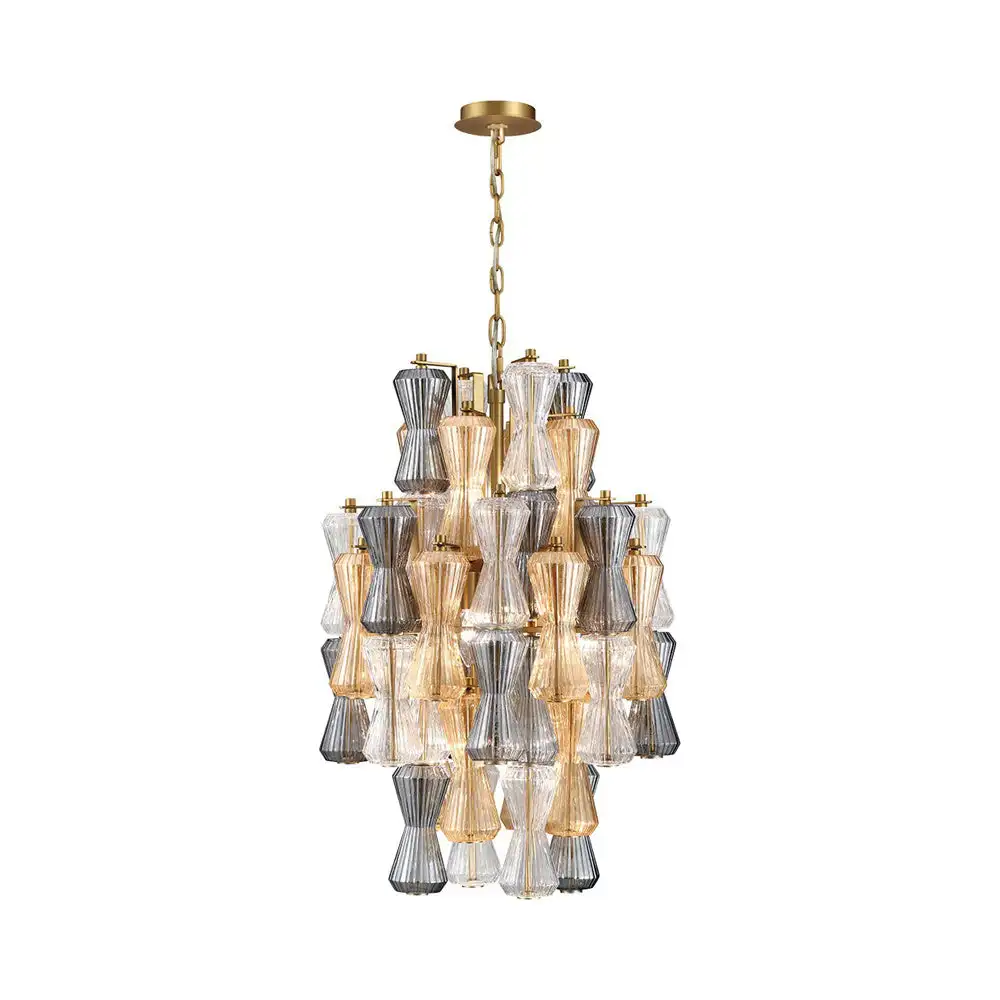 

Glass Chandelier Luxury Black For Dining Living Room Kitchen Island Bedroom Modern Glass Pendant Light Hanging Chandeliers