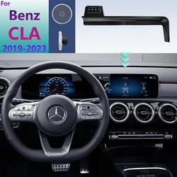 For Mercedes Benz CLA C118 2023 2022 2021-2019 Car Phone Holder Screen Fixed Base Car Magnetic Wireless Charging Stand MagSafe