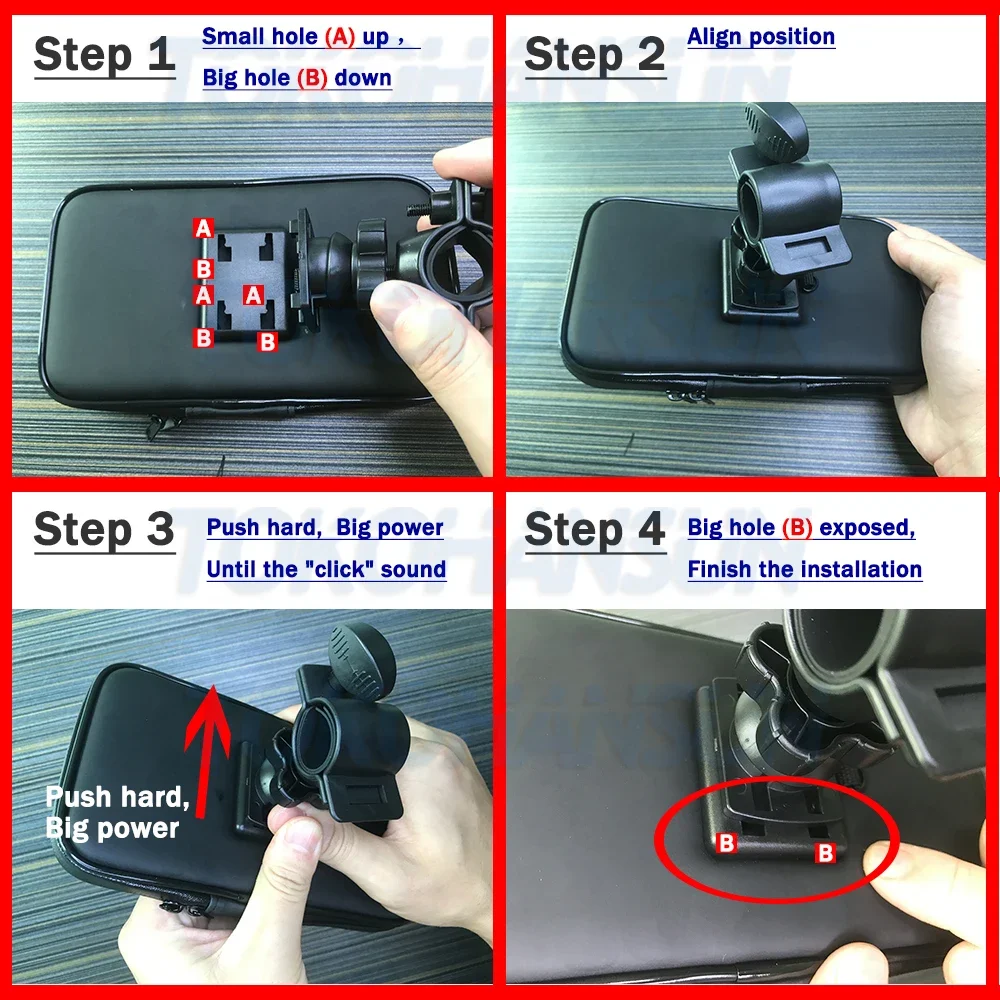 Bicycle Motorcycle Phone Holder Waterproof Bike Phone Case Bag for iPhone Xs Xr X 8 7 Samsung Mobile Stand Support Scooter Cover