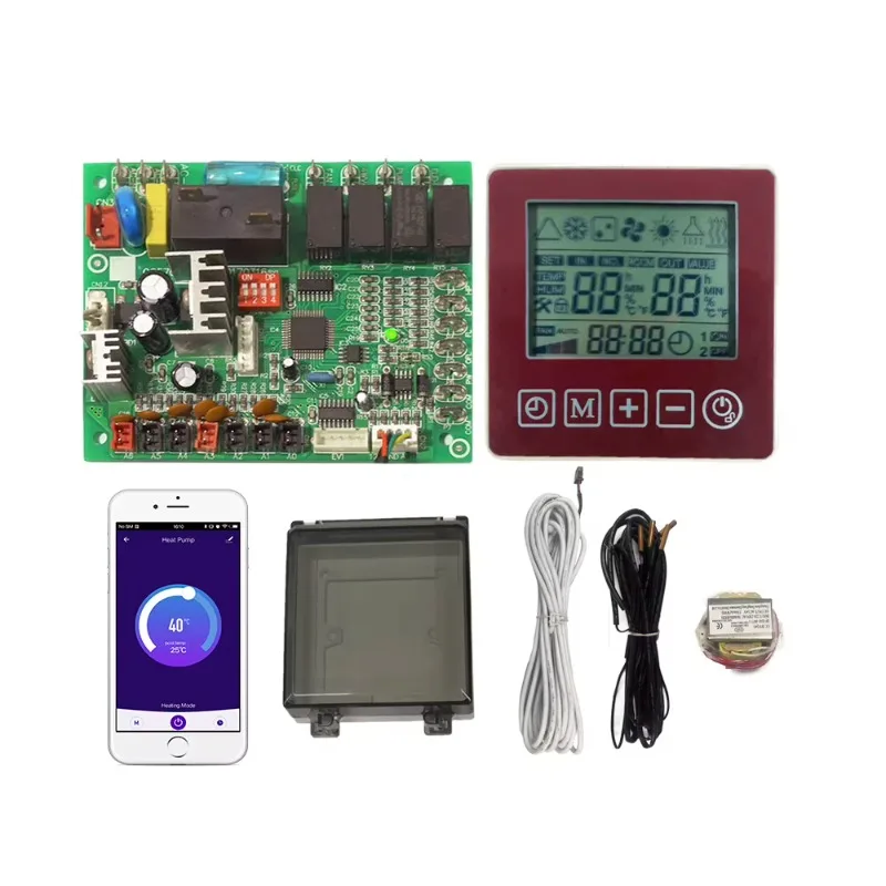 Household Air Source Water Heater Heat Pump Controller PCBA PCB Control Circuit Board Assembly