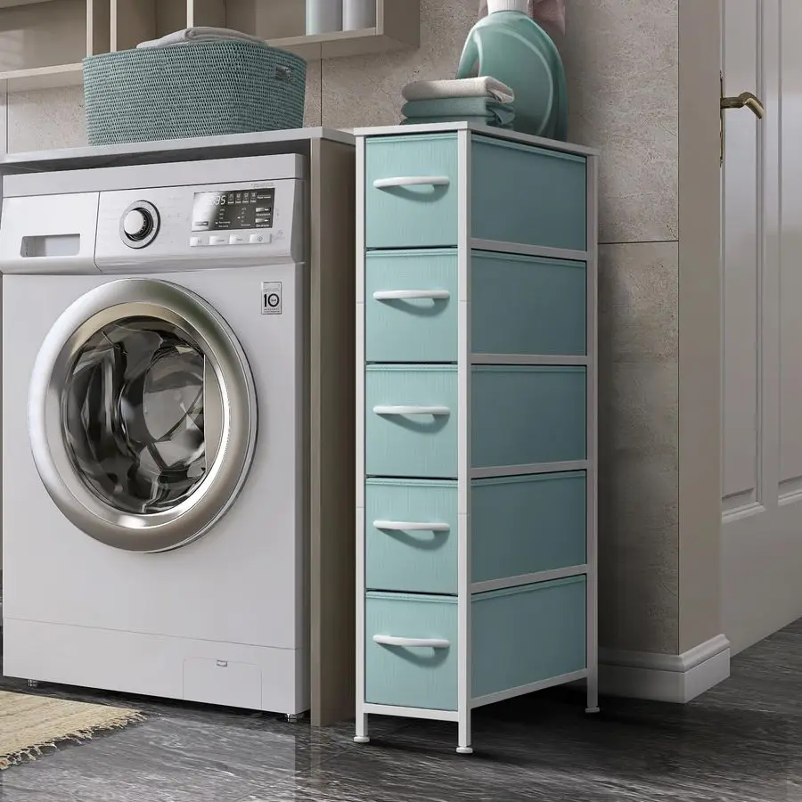 خزانة أطفال مع 5 أدراج وحدة تخزين، خزانة منظم للملابس وغرفة النوم وغرفة الأطفال والحضانة وخزانة أمبير #2